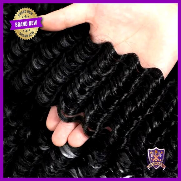 100% Brazilian Human Hair Bundles Deep Wave 18-22 Inch 3 Pack Extensions main image 6